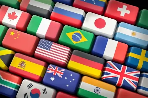 Flags of various countries