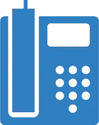 Telephone with an LCD screen